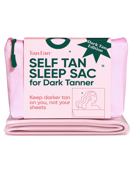 Sleep Sac Autobronceador Tan Fan - Seda 100% Oscuro 229.9x119.9cm