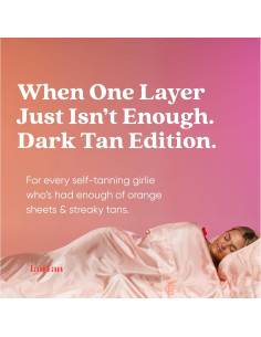 Sleep Sac Autobronceador Tan Fan - Seda 100% Oscuro 229.9x119.9cm 2