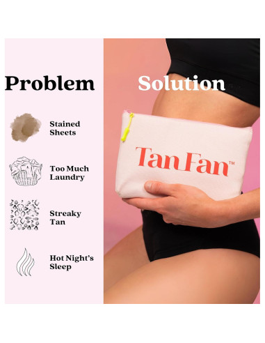 Sleep Sac Autobronceador Tan Fan - Seda 100% Oscuro 229.9x119.9cm