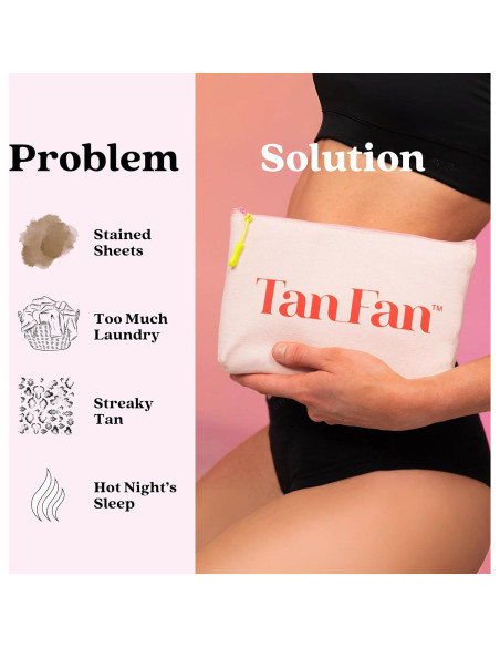 Sleep Sac Autobronceador Tan Fan - Seda 100% Oscuro 229.9x119.9cm