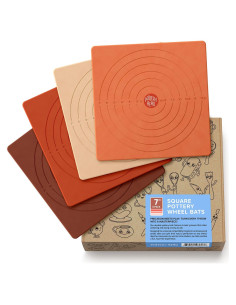 Set de 4 Bats Cuadrados Pottery Head para Torno 19 cm