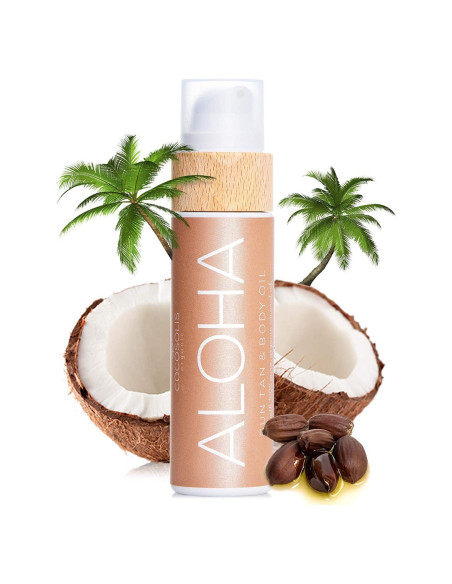 Aceite Bronceador Corporal COCOSOLIS ALOHA 250g - Orgánico