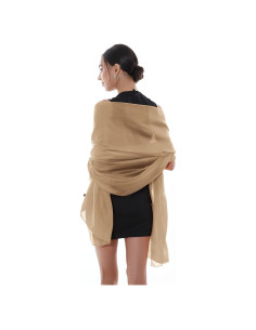 Chal de Chifón de Seda RIIQIICHY para Mujeres 90x180 cm