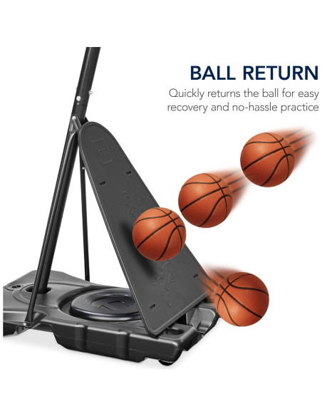 Aro de Baloncesto Ajustable Mejor Opción 1.34-3.05m Portátil