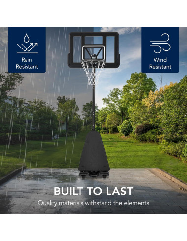 Aro de Baloncesto Ajustable Mejor Opción 1.34-3.05m Portátil