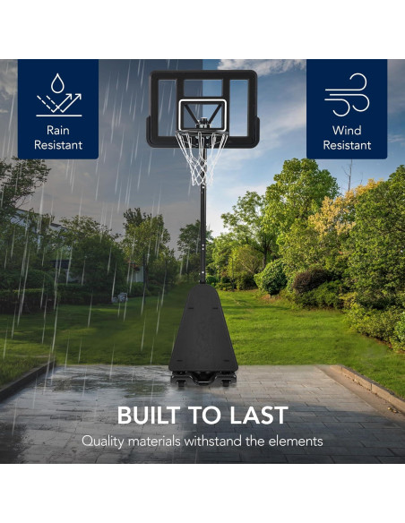 Aro de Baloncesto Ajustable Mejor Opción 1.34-3.05m Portátil