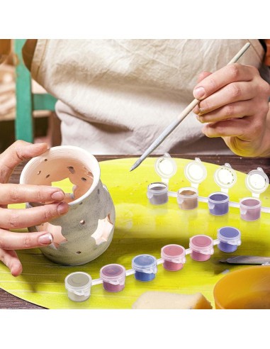 Set de 24 Underglaze Dunzoom 3 ml para Cerámica DIY