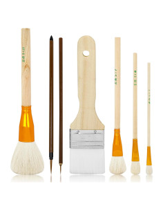 Conjunto de Pinceles de Esmalte Cerámica LINKIM BOLLY 7 Piezas