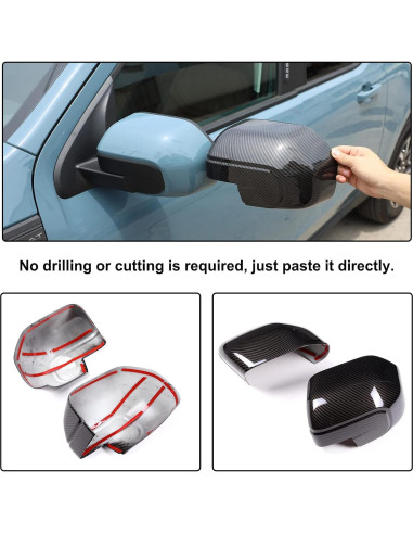Cubiertas de Espejo Retrovisor Aunginsy para Ford Maverick 2022-2024