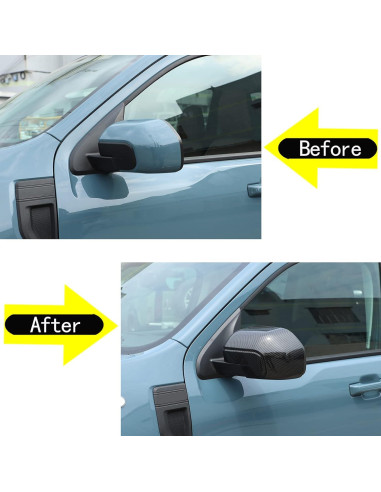 Cubiertas de Espejo Retrovisor Aunginsy para Ford Maverick 2022-2024