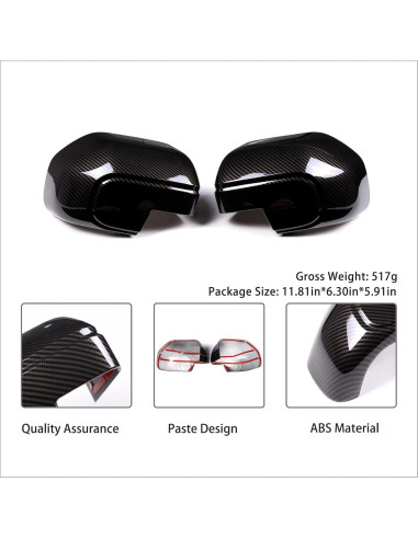 Cubiertas de Espejo Retrovisor Aunginsy para Ford Maverick 2022-2024