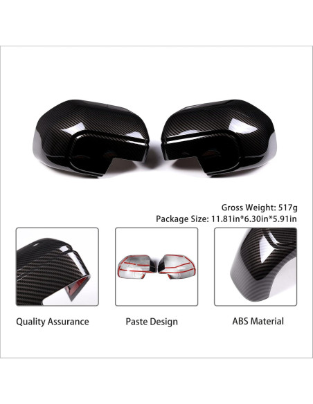 Cubiertas de Espejo Retrovisor Aunginsy para Ford Maverick 2022-2024