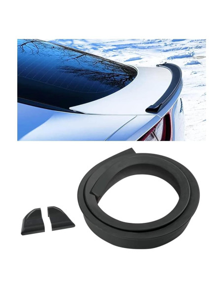 Kit Alerón Trasero Universal Banseko 149.86 cm Negro Mate