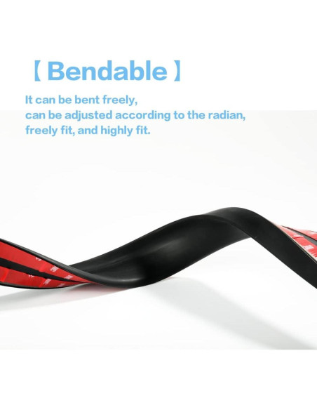 Kit Alerón Trasero Universal Banseko 149.86 cm Negro Mate