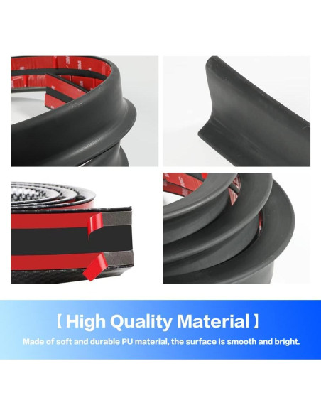 Kit Alerón Trasero Universal Banseko 149.86 cm Negro Mate