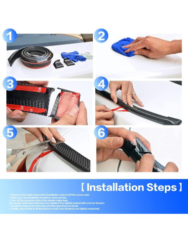 Kit Alerón Trasero Universal Banseko 149.86 cm Negro Mate