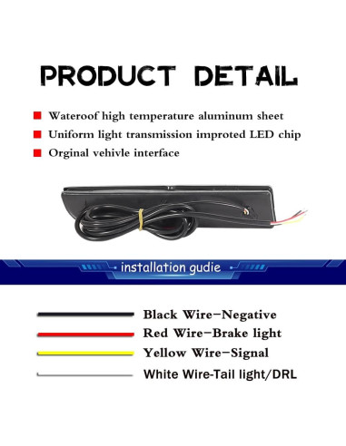 Luces de Freno y Giro LED Ahumadas TurningMax para Mitsubishi