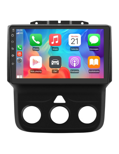 Estéreo Android AWESAFE para Dodge RAM 1500 2500 3500 AC Manual 2+32GB