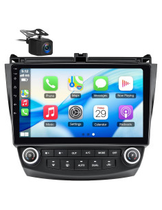 Estéreo de Radio Asenago para Honda Accord 7 2003-2007 con Carplay y Bluetooth