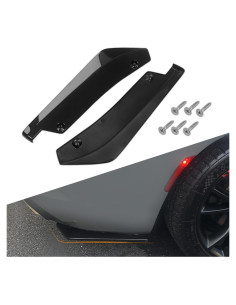 Difusores de Parachoques Trasero HQRNYP 13x34.5 cm Universal