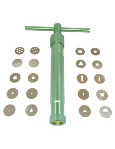 Extrusora de Acero Inoxidable HEVERP para Pasteles Verde