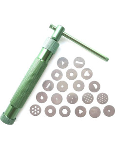 Extrusora de Acero Inoxidable HEVERP para Pasteles Verde 2