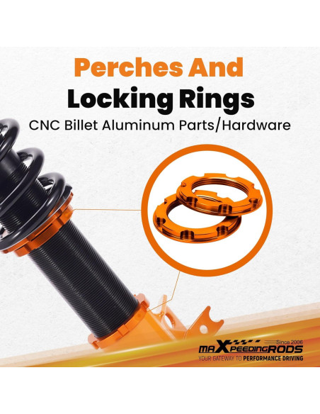Amortiguadores Ajustables maXpeedingrods para Honda Civic 2006-2011