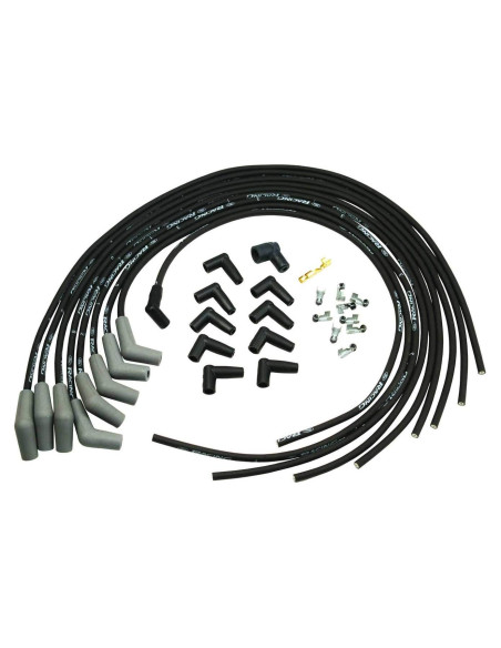 Juego de Cables de Bujía Ford Racing 9mm Negro HEI V6/V8