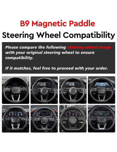 Palanca de Cambio Magnética TDD Tipo 3 para Audi B9