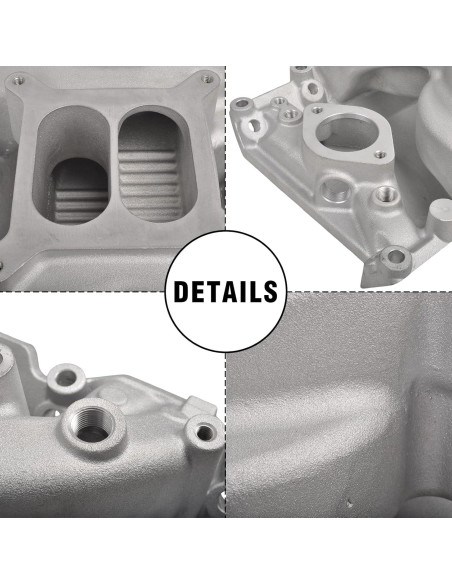 Colector de Admisión BATONECO Doble Plano Aluminio 318 V8