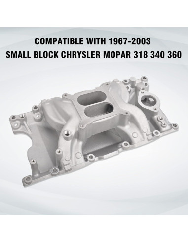 Colector de Admisión BATONECO Doble Plano Aluminio 318 V8