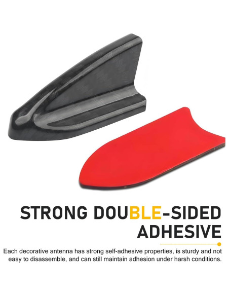 Kit 10 PCS Difusor de Coche Aleta de Tiburón Dogary Negro
