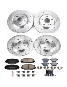 Kit de Frenos Power Stop Z23 con Discos y Pastillas para Toyota 2