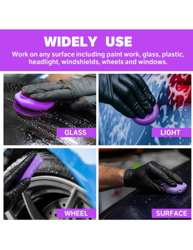 Barras de Arcilla para Auto XPERTCHEMY 400g y Lubricante 16oz