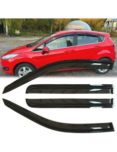 Deflectores de Viento Kucaruce para Ford Fiesta 2009-2019 2