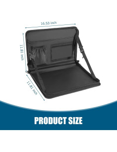 Bandeja de Comida Multifuncional Downhill 3 en 1 para Coche 2