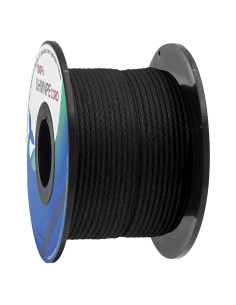 Cuerda Micro UHMWPE 0.8mm Negra Emma Kites 30.48m 220Lb