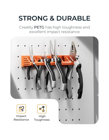 Filamento 3D PETG Creality 1.75mm 1KG Negro Alta Precisión