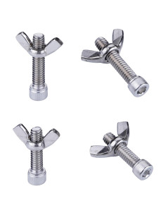 Juego de Pasadores de Acero Inoxidable LEOLIO - 4 Piezas