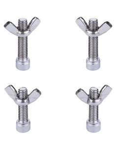 Juego de Pasadores de Acero Inoxidable LEOLIO - 4 Piezas 2