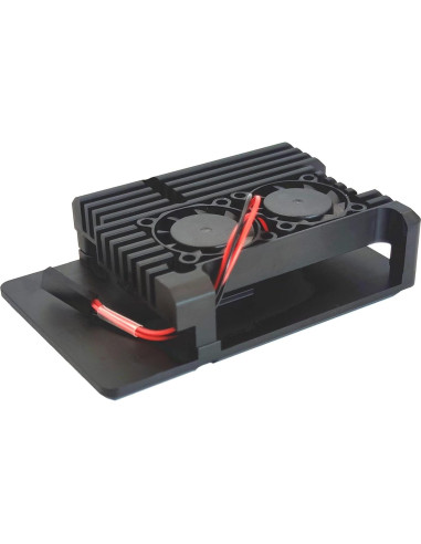 Caja de Aluminio WEIYIXING para Raspberry Pi 3B/3B+ con Ventilador