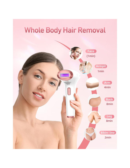 Eliminador de Vello IPL TYHGSF TFDA06S-A 999,999 Destellos