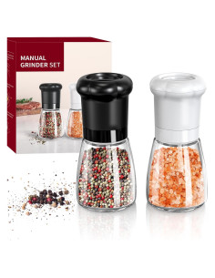 Juego de Molinillos de Sal y Pimienta CIRCLE JOY 180ml Manual