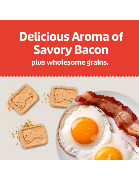 Galletas Crujientes para Perros Blue Buffalo 453.6 g Tocino Huevo Queso