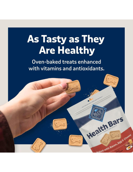 Galletas Crujientes para Perros Blue Buffalo 453.6 g Tocino Huevo Queso