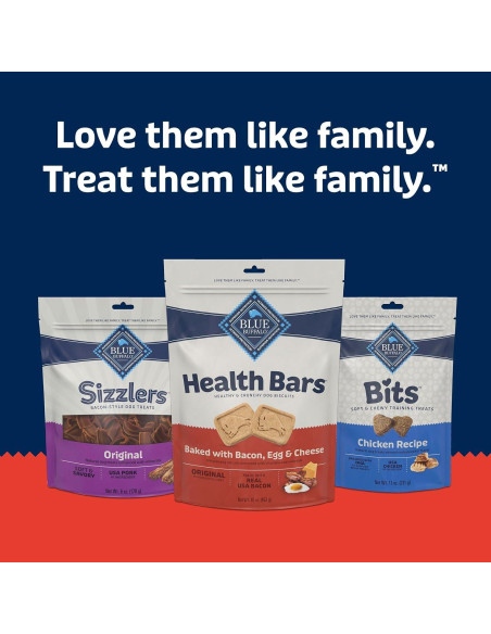 Galletas Crujientes para Perros Blue Buffalo 453.6 g Tocino Huevo Queso