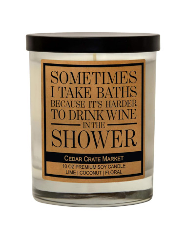 Vela de Amistad Cedar Crate Market 10 Oz Hecha a Mano