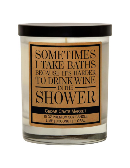 Vela de Amistad Cedar Crate Market 10 Oz Hecha a Mano