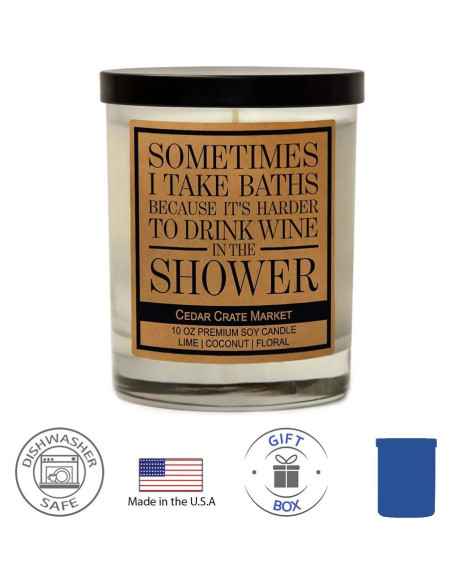 Vela de Amistad Cedar Crate Market 10 Oz Hecha a Mano