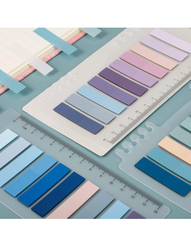 1200 Pestañas Adhesivas LEEGAWU - 30 Colores Escriturables